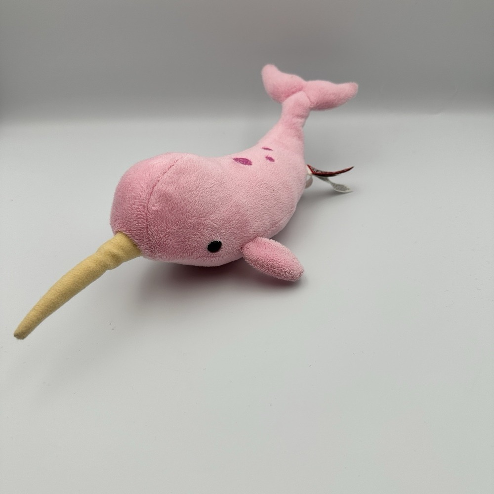 Douglas Pink Narwhal Plush Stuffed Animal 13 Inch Soft Whale Unicorn Sea Toy